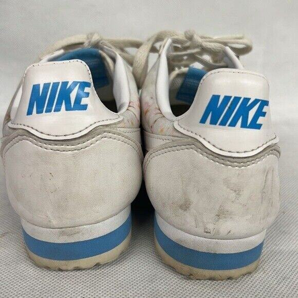 Nike sz 8.5 816284 114 Classic Cortez Cherry Blossom White Lace Up Sneaker Shoes - Picture 6 of 7